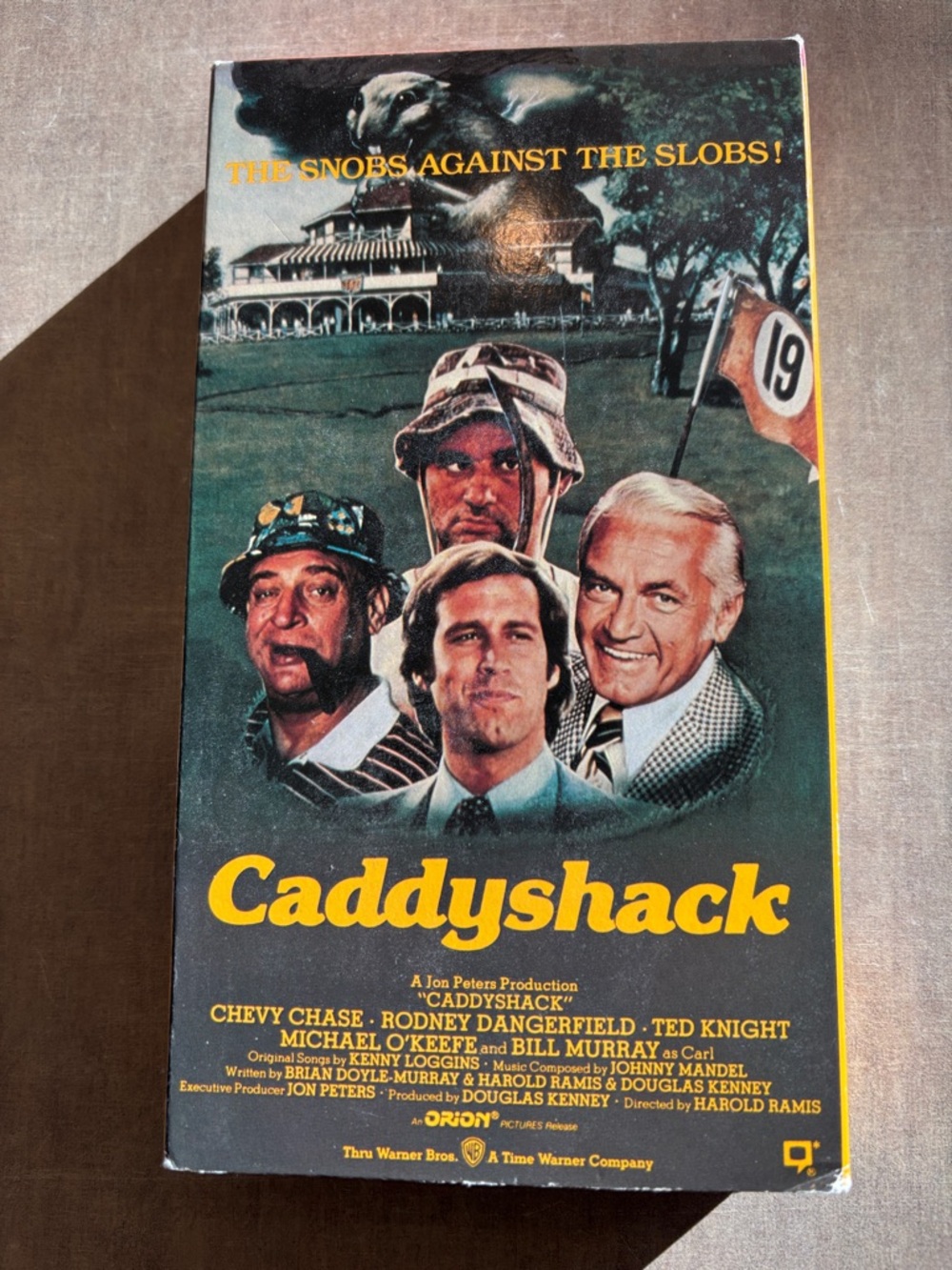 Caddyshack Vintage Board Game Box – Black & Yellow Artwork